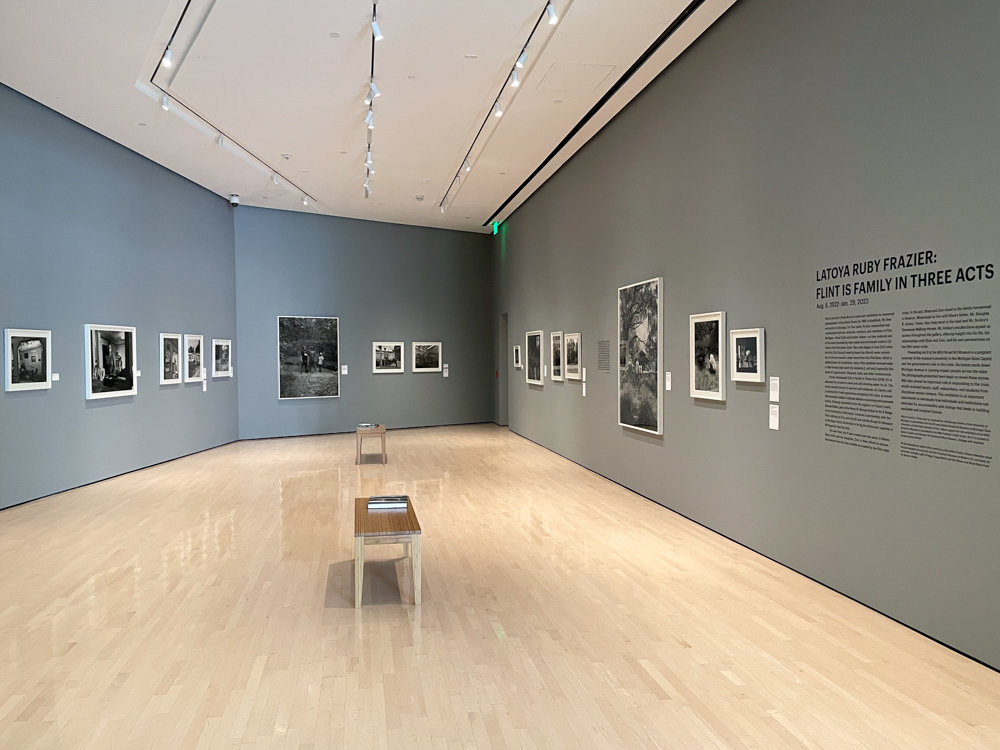 Photo of an art display in the Broad Museum