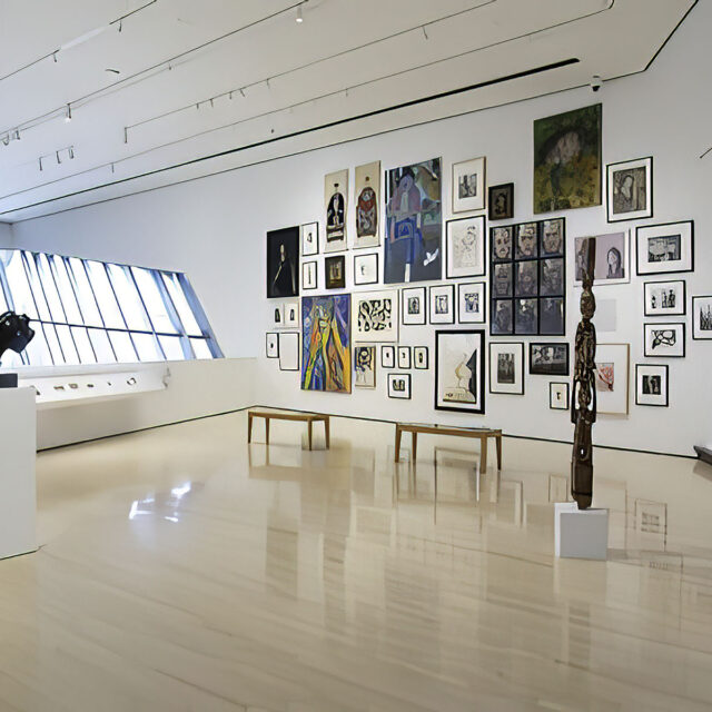 photo of a gallery wall