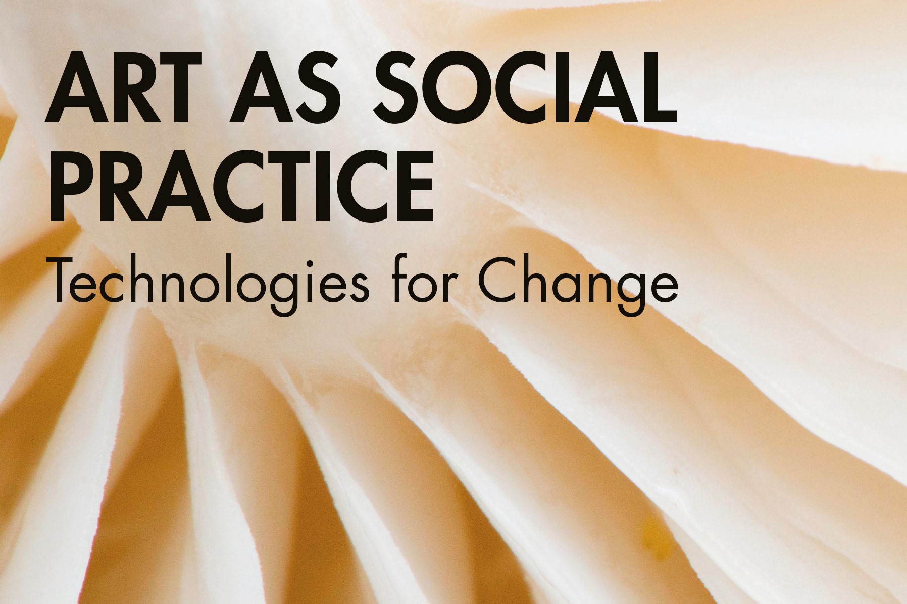 Art as Social Practice: Technologies for Change Book Talk and Signing