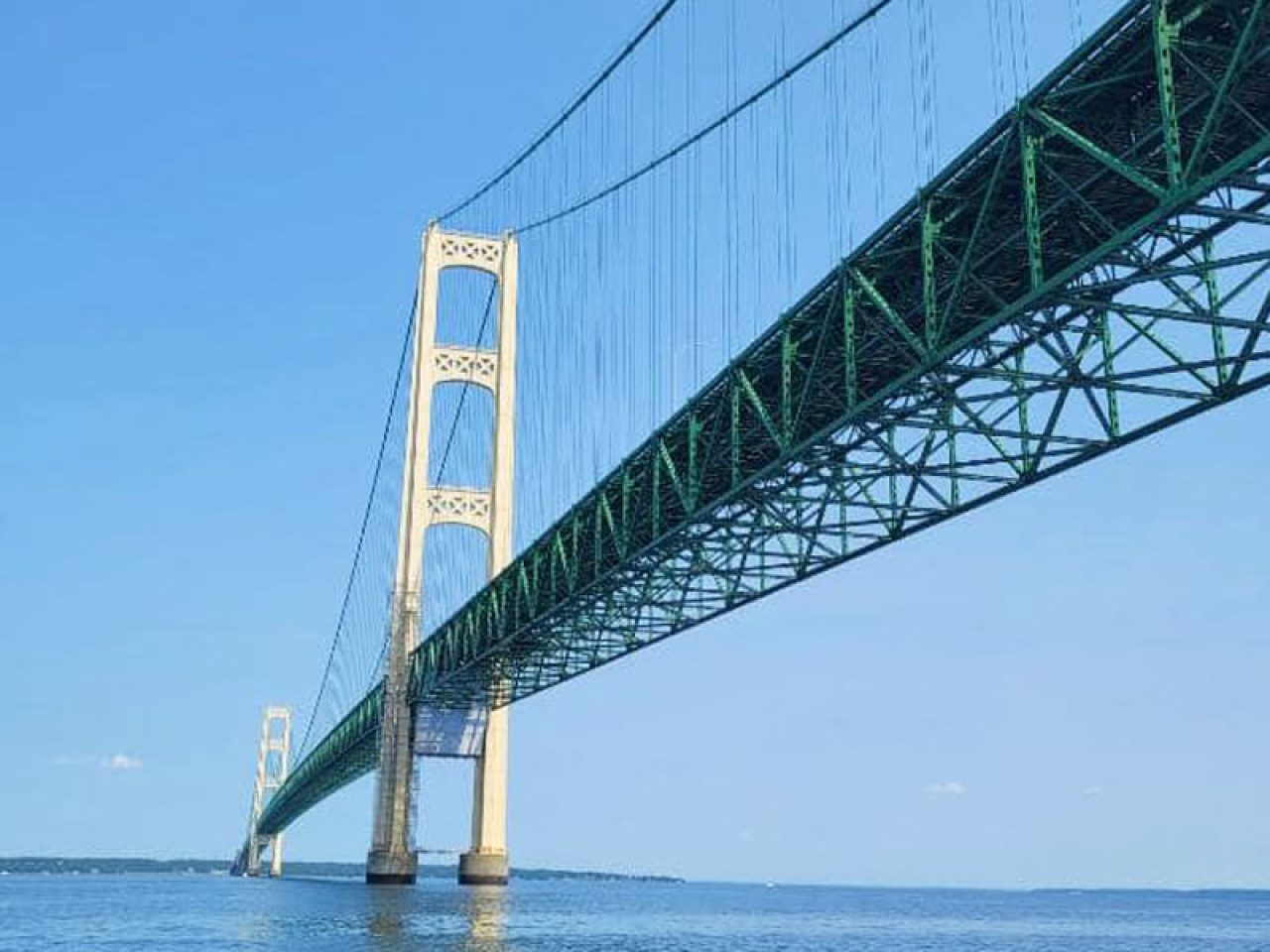 Mackinaw Bridge view from below