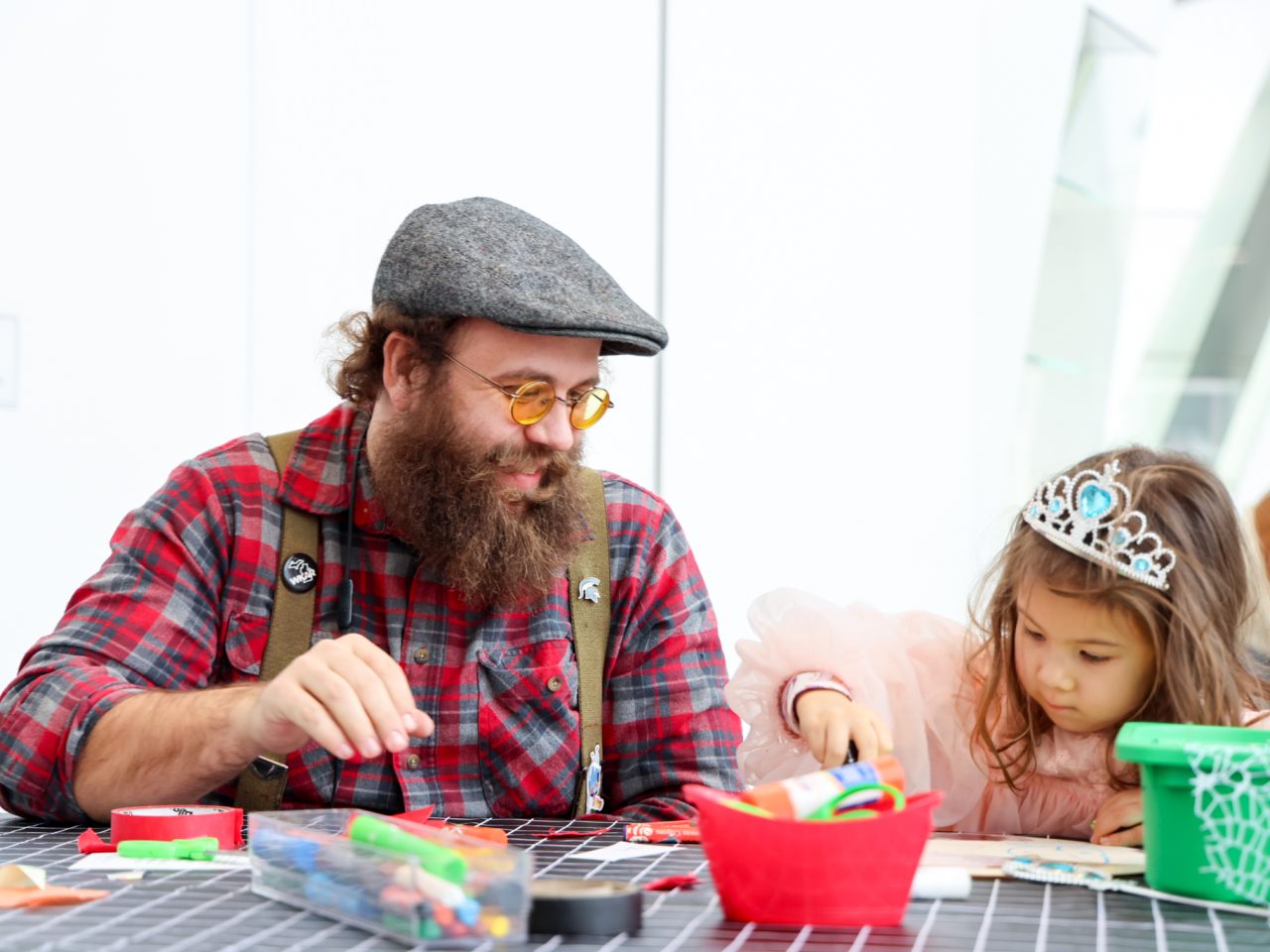 parent and child art-making